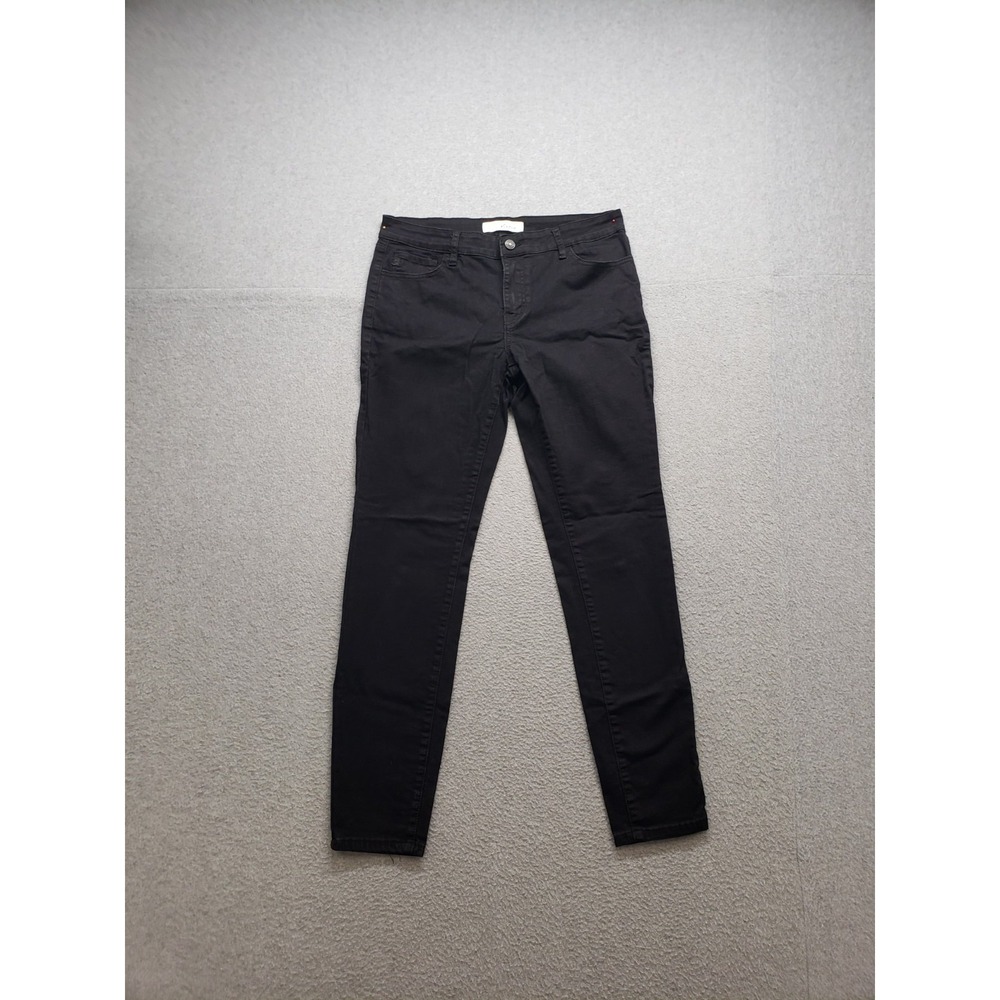 Kancan Women Jeans Black Denim Skinny Fit Mid Rise Stretch 5 Pockets Casual